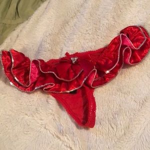 Jingle bell Christmas thong panties
